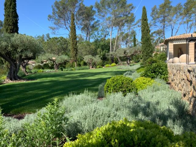 Aménagement d'un jardin provencal